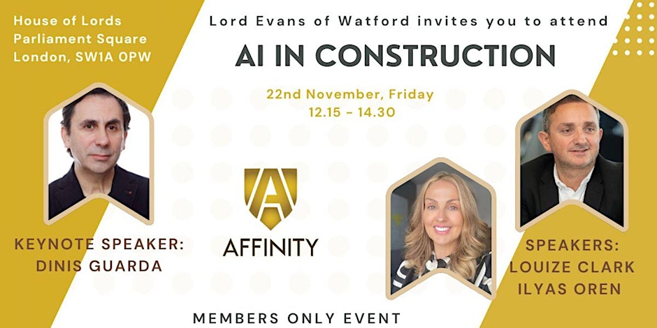 Leading Talent are proud sponsors for AFFINITY – Construction Collaboration ‘AI in Construction’